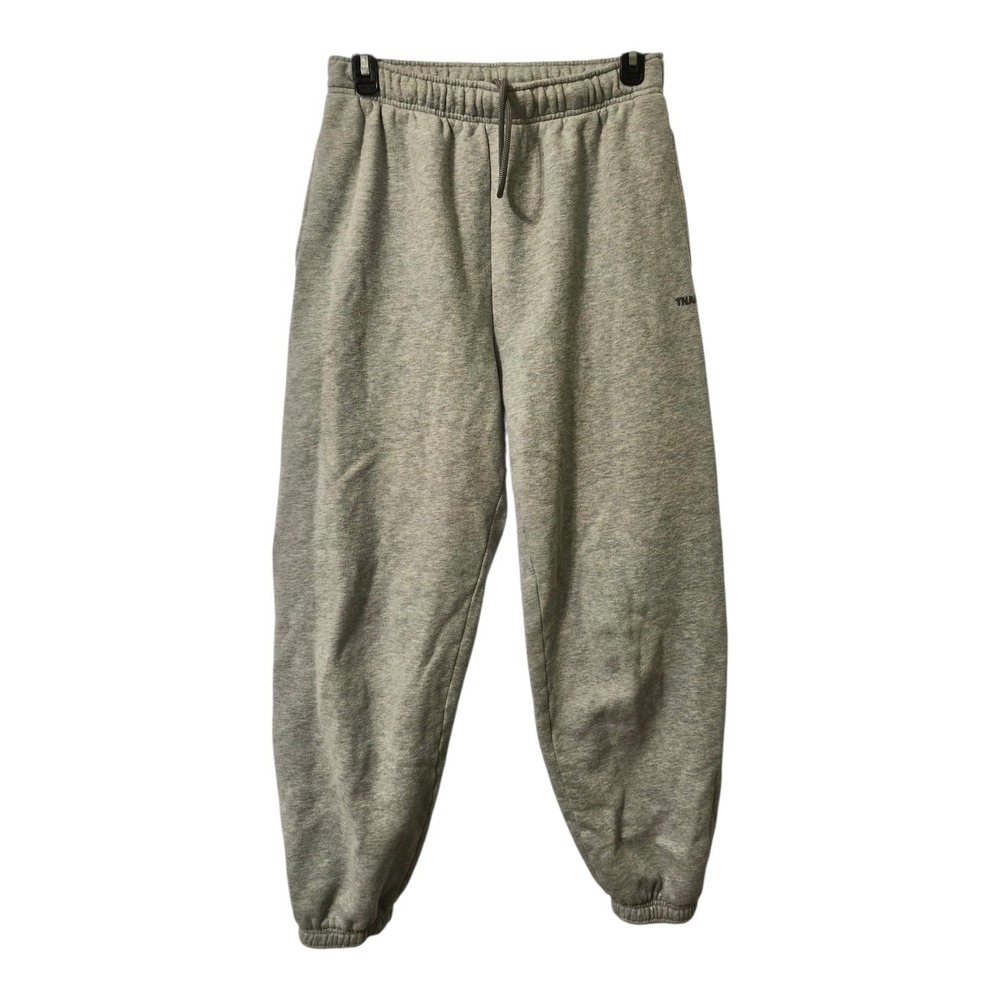 TNA Sweatfleece Cozy Fleece Mega Fit Jogger Sweatpants Gray Oversized Lounge‎ S